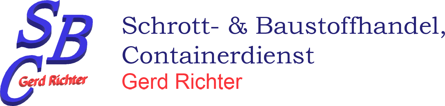 Logo - Schrott- und Baustoffhandel, Containerdienst Gerd Richter (SBC Gerd Richter)